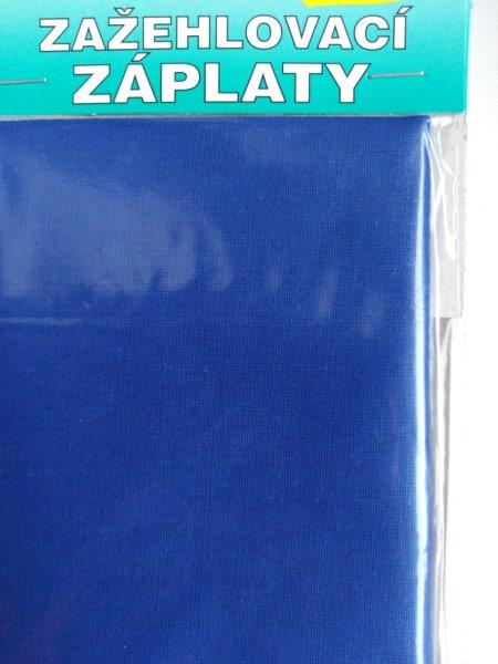 Záplaty nažehlovací střední modré