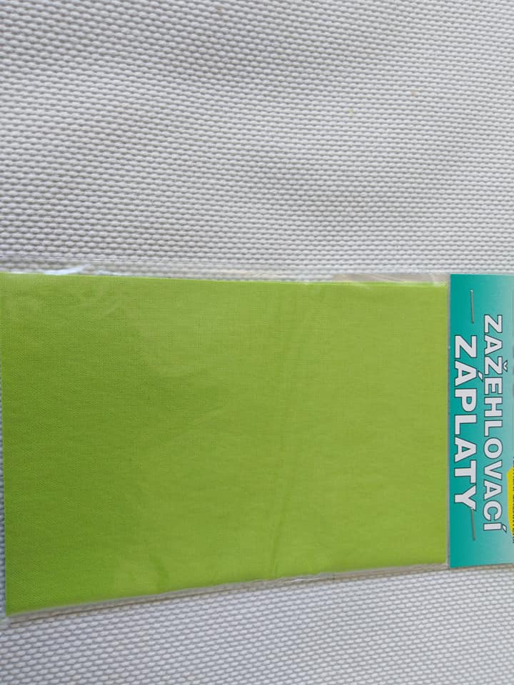 Záplaty nažehlovací zelenožluté
