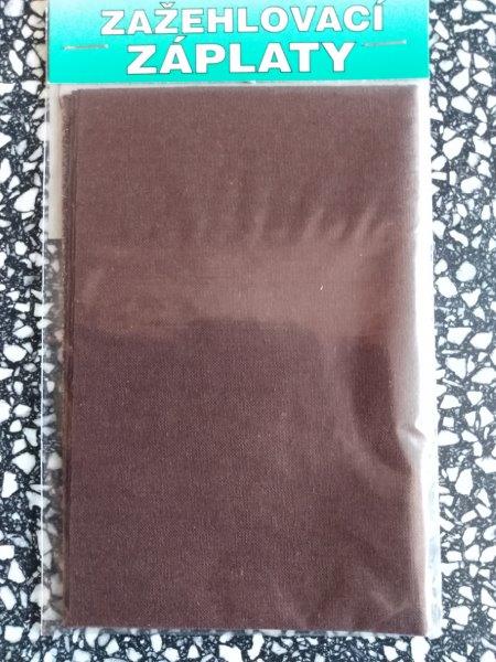 Záplaty nažehlovací čokoládové