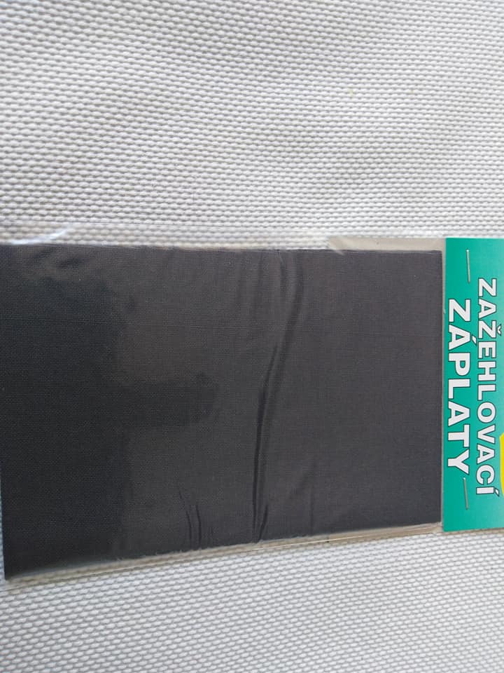 Záplaty nažehlovací tmavě šedé