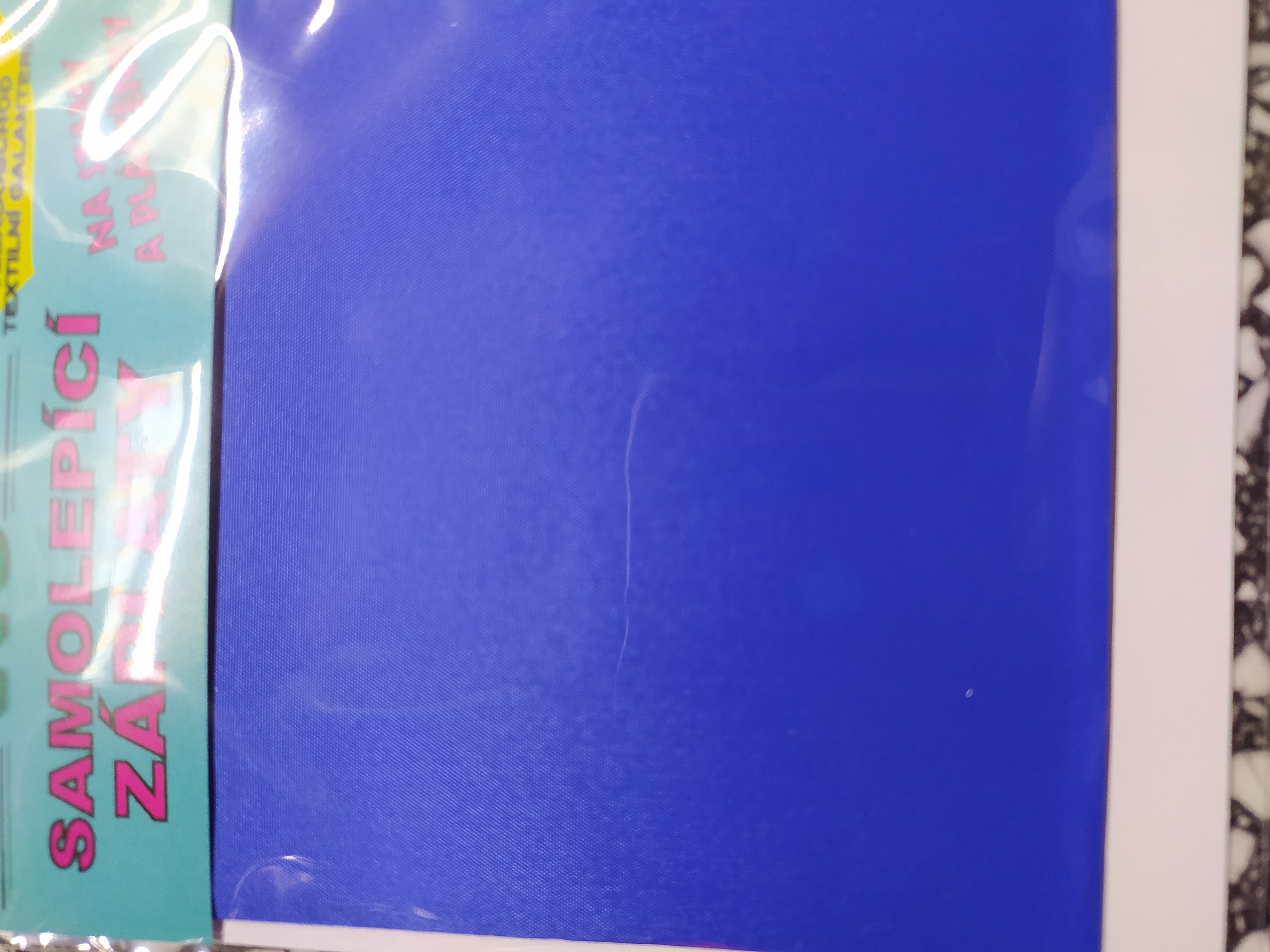 Záplaty samolepící královská modř