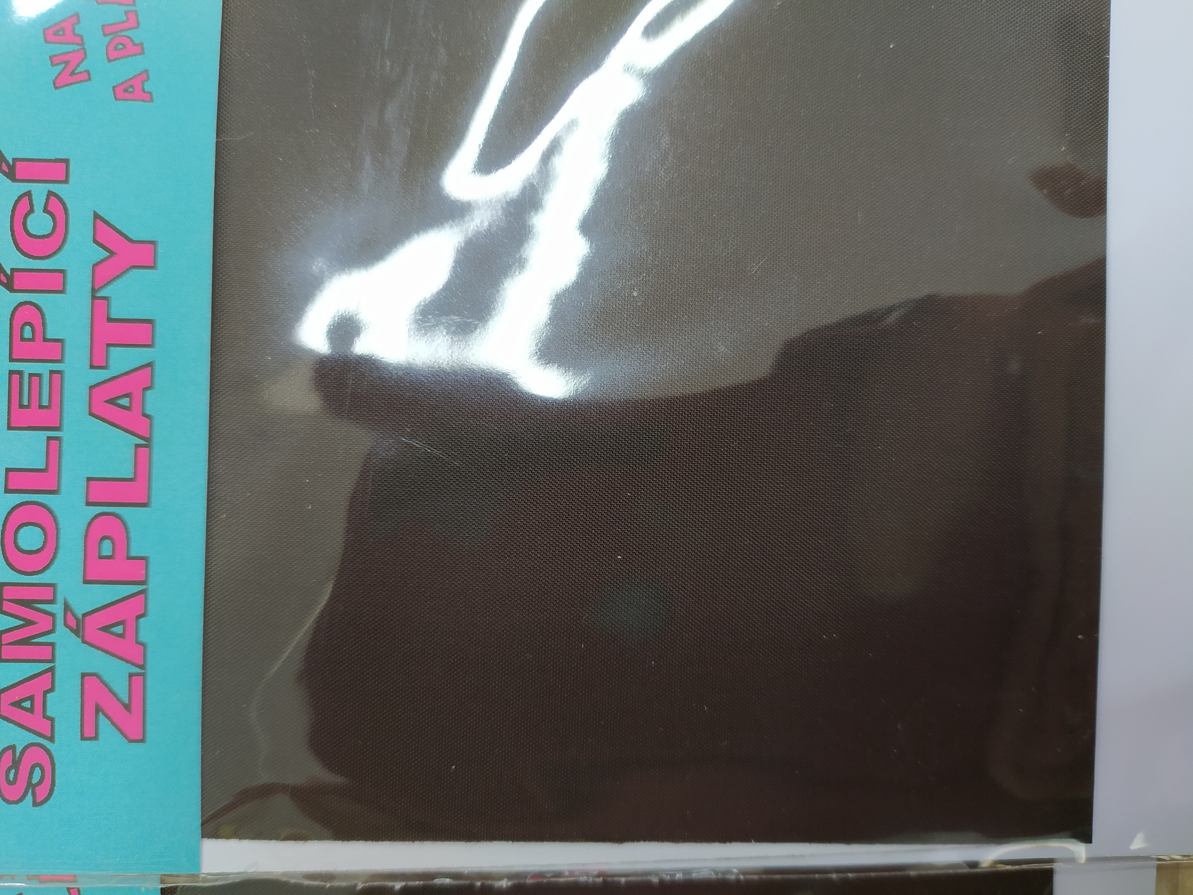 Záplaty samolepící tmavě hnědá