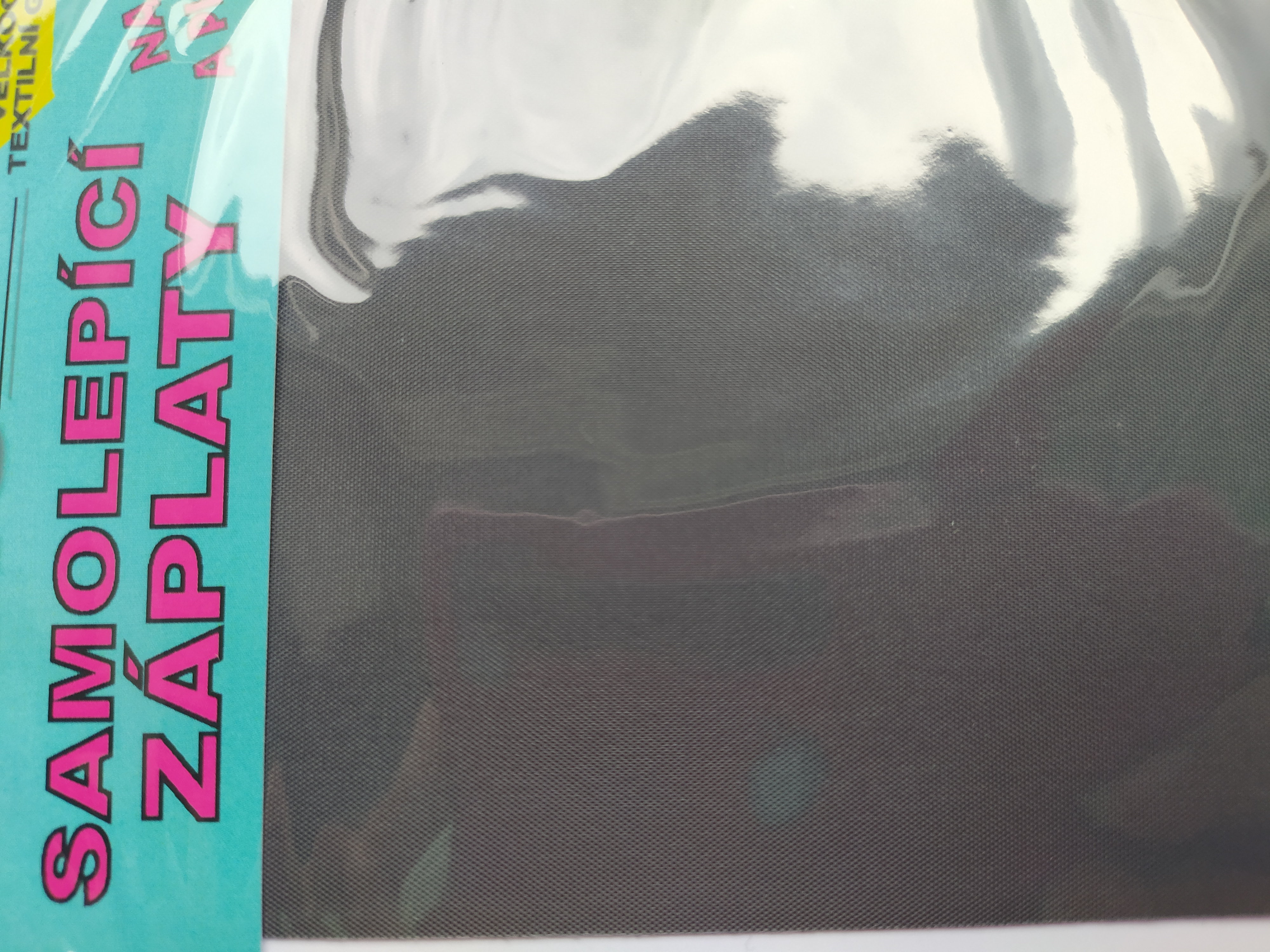 Záplaty samolepící tmavě šedá