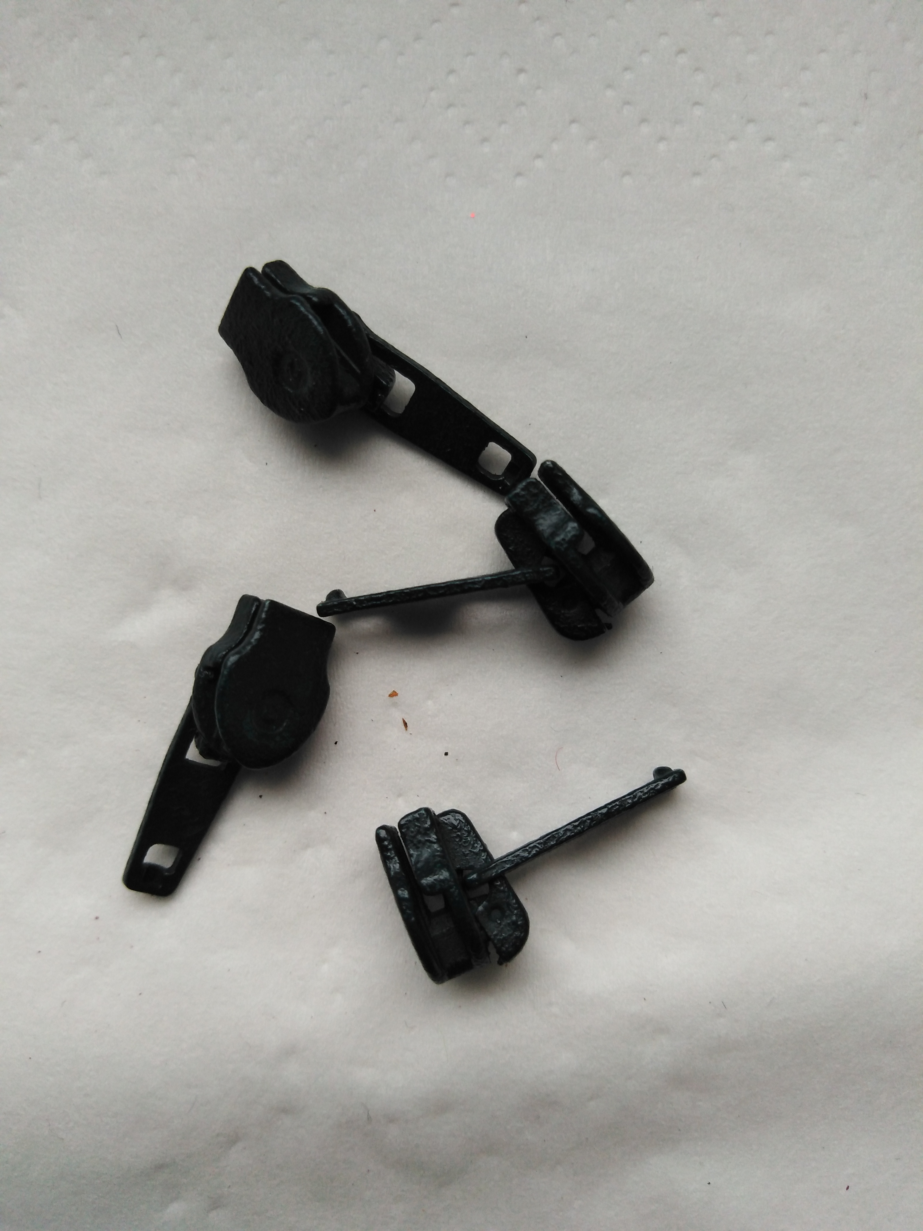 Jezdec k zipům WS0 aretační lakovaný temně zelený